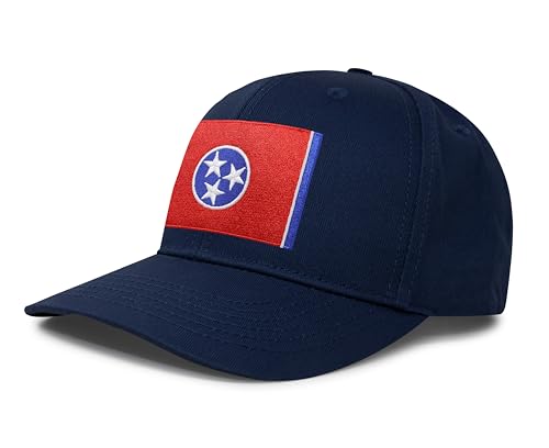 Image of International Tie State Hat for Men and Women, Adjustable Snapback Trucker Baseball Cap with Embroidered Patch