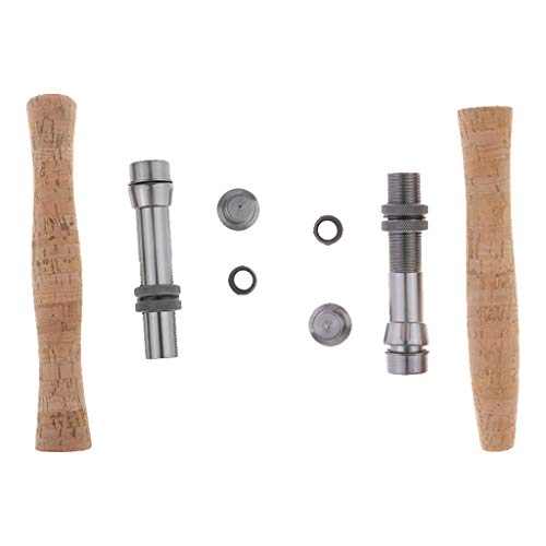 Baosity Fishing Rod Cork Handle Reel Seat Kit Replacement DIY Fly Rod Building