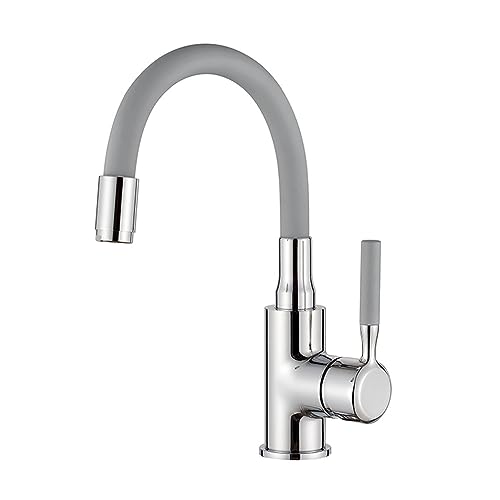 Robinet de lavabo CMBSSTFC à tube flexible pour stopper les éclaboussures