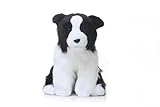 TAMMYFLYFLY Pugsly Pug Plush Stuffed Animal Puppy Dog, 12 inches (Border)