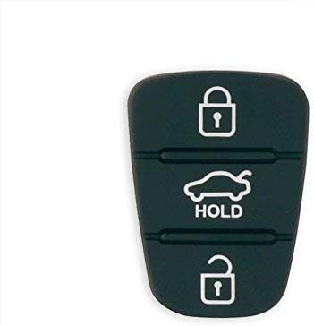 KEYZONE Replacement Remote Keypad Fit for I20 3 Button Flip Key Models Upto 2012 (1.00)