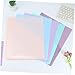 Sewroro 5 Sheets Loose-Leaf Document Bag Documents Bags File Clear Bags Office Supplies and Stationary File Storage Bags File Folders File Binder Pockets Binder Pouches Cards Storage Bags
