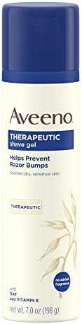 Aveeno Therapeutic Shave Gel with Oat and Vitamin E to Help Preve...