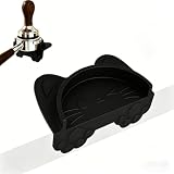 Cute Cat Espresso Tamping Mat, Silicone Corner Tamper Pad