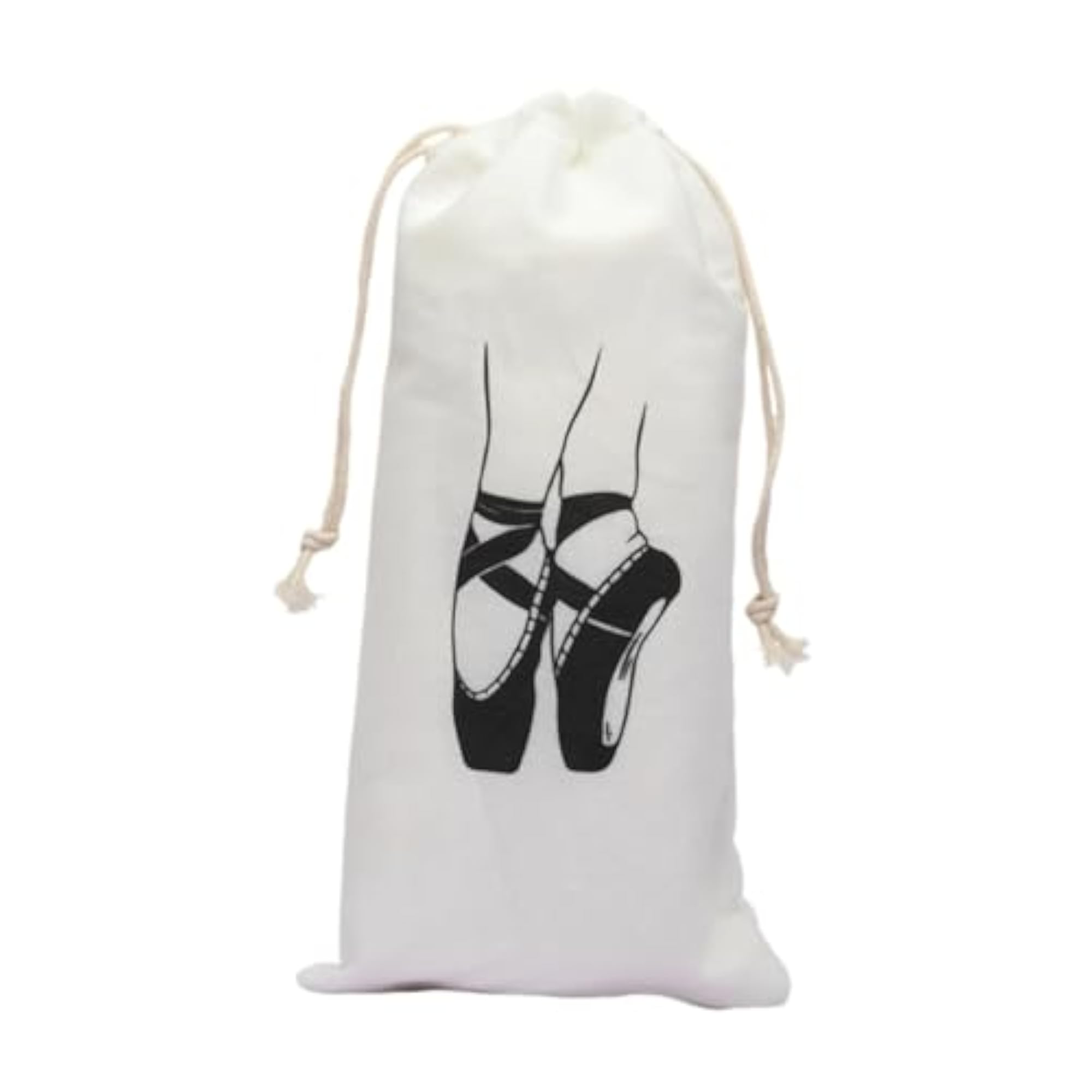 Dance Shoe Bag Accessory, Spacious with Drawstring for Studio