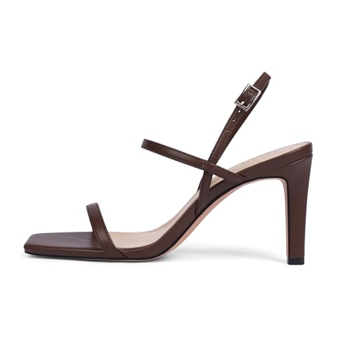 Image of Modatope Womens Sandals Open Toe Strappy Sandals Ankle Strap High Heel Sandals for Women