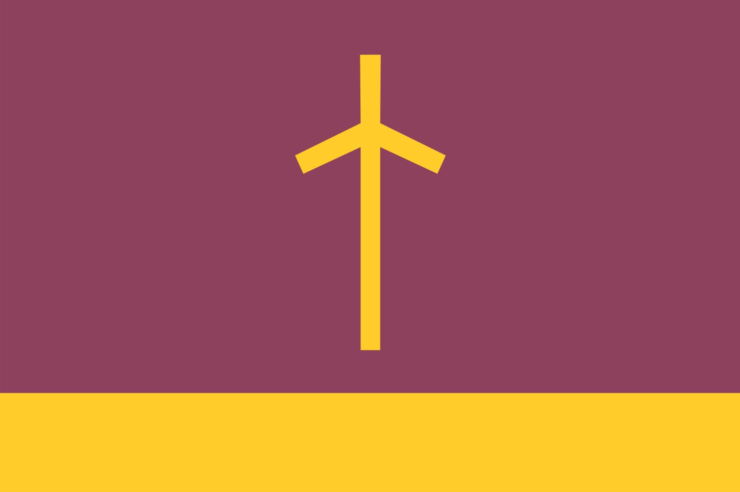 Drapeau Ninotsminda grand tissu pour décorer vos salons culturels