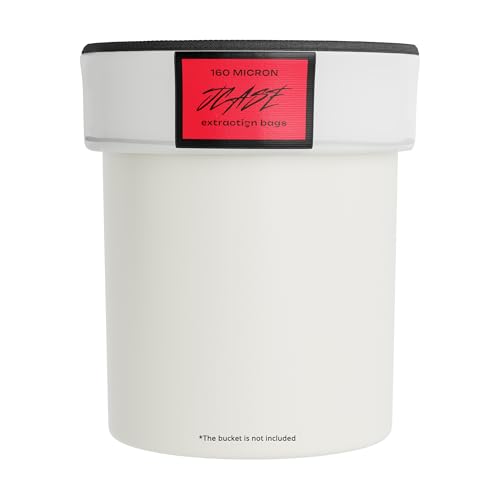 All Mesh Bubble Bags 5er Set – 20L / 5 Gallonen Ice-O-Lator Extraktionsbeutel für Kräuter mit Presssieb & Tragetasche