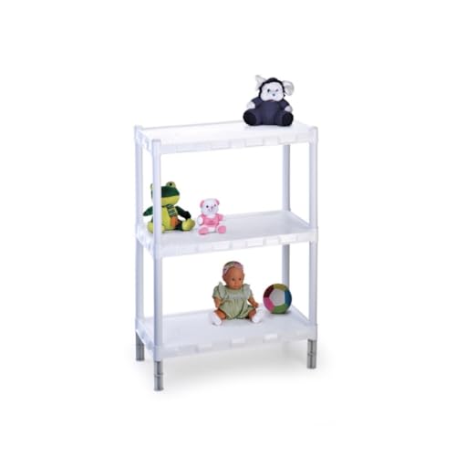 ESTANTE ORGANIZADORA BRANCA MODULAR COM 3 PRATELEIRAS - 919