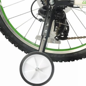 Ruedas de entrenamiento ajustables para bicicleta de niños de 18 a 24 pulgadas en color negro 3