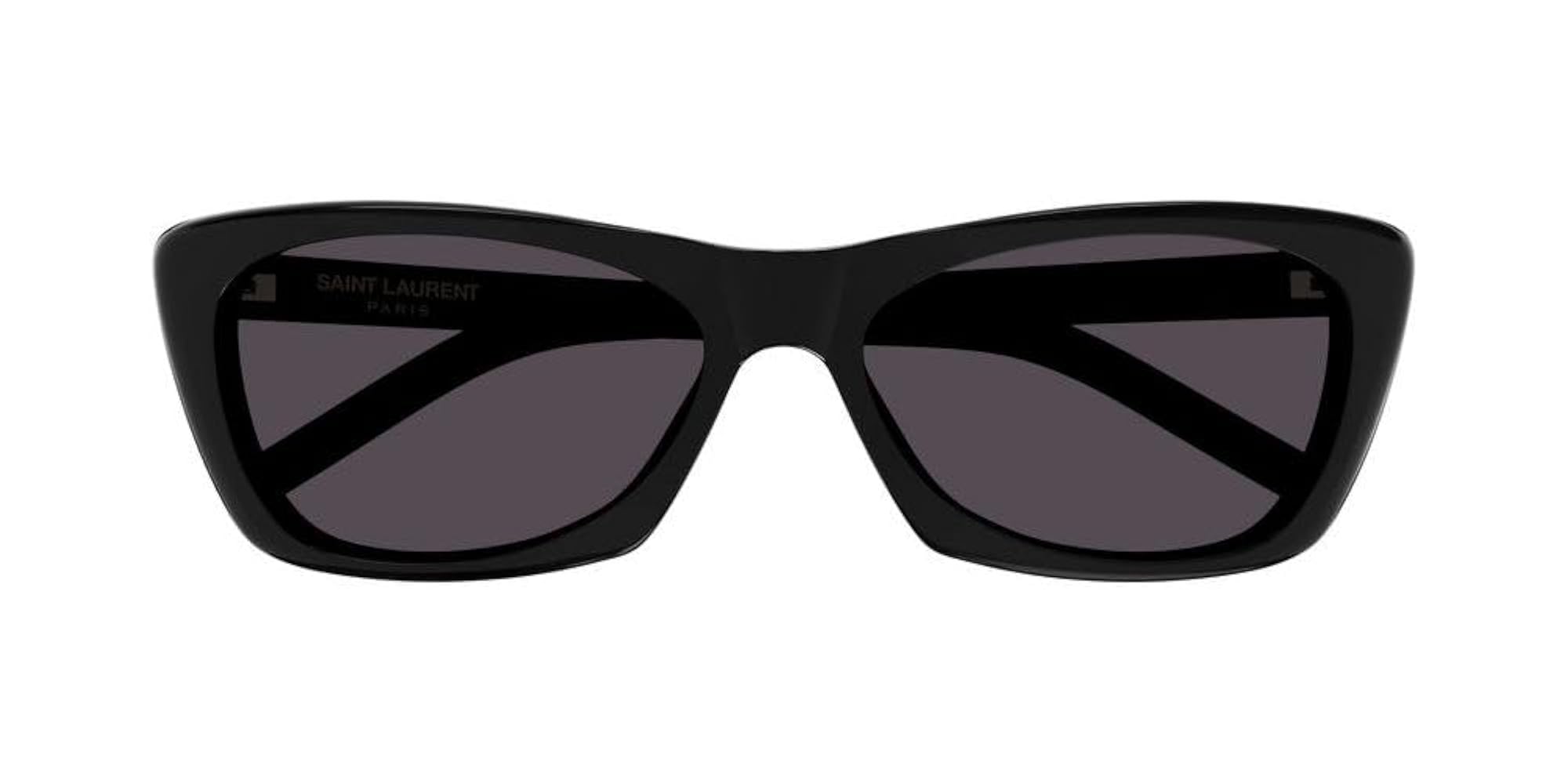 Amazon.com: Saint Laurent SL 613 Black/Grey 58/16/140 women