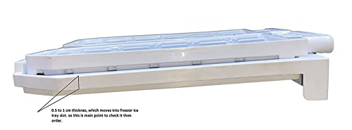 Image of Twister Ice Tray Compatible with Whirlpool Refrigerator Twist Release ice Cubes Tray Fridge Door Shelf