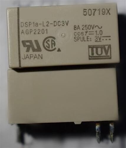 Relais DSP1A-L2-DC3V 3V 3VDC DIP6 pour circuits imprimes en lot de 10 pieces