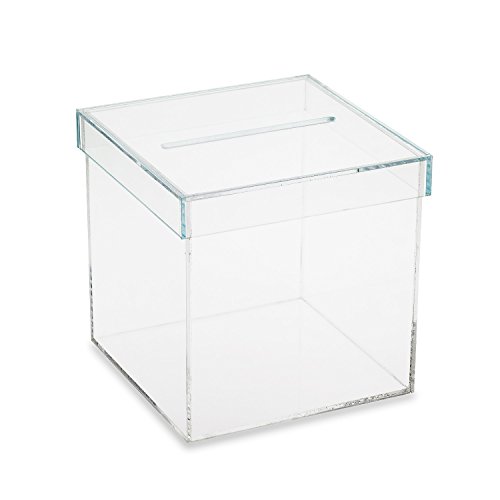 Acrylic Donation Box With Removable Lid