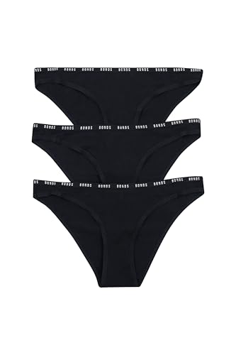 Bonds Women's Underwear Pack, High-cut Icons Bikini Panties for Women, Stretchy Cotton-blend Underwear, 3-pack3