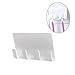 CHILDWEET Wall Mount Phone Charging Holder Hooks Adhesive Storage Rack for Easy Access Bedroom Kitchen Office No Damage to Walls for Cables White