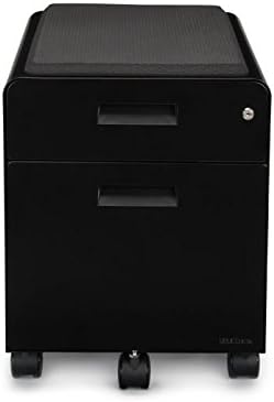 UPLIFT Desk - 2-Drawer File Cabinet with Seat, Rolling (Black)
