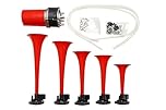 Streetwize BH2 La Cucuracha Musical Air Horn for Car, Van, Truck, Bus | Five Different Trumpet Tones, Easy Fit Kit