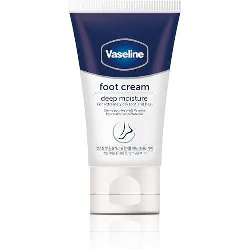 Vaseline Deep Moisture Foot Cream | Intensive Hydration for Dry & Cracked Feet | Non-Greasy Repair Care 55 g