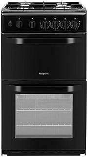 Hotpoint 50CM HD5G00KCB/UK Gas Double Freestanding cooker - Black