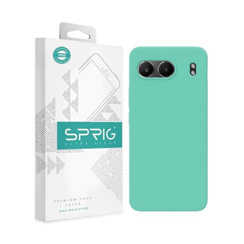 Image of SPRIG Compatible with OnePlus Nord 4 Premium SilkTone Back Cover Drop Tested Shock Proof Mobile Case for Men, Women, Boys and Girls with Camera Protection (Turquoise Blue)