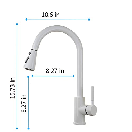 Mitigeur de cuisine en acier brossé avec valve laiton durable - 8