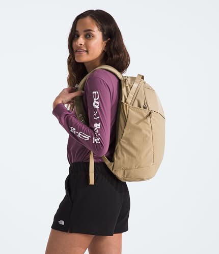 Image of The North Face Women's Isabella 3.0 Backpack, Khaki Stone Dark Heather /Khaki Stone, One Size