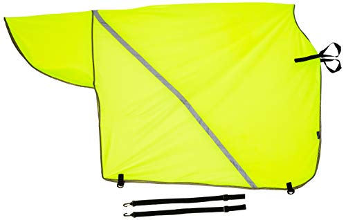Tapis en maille Equisafety Jaune X-Full pour le confort du cheval