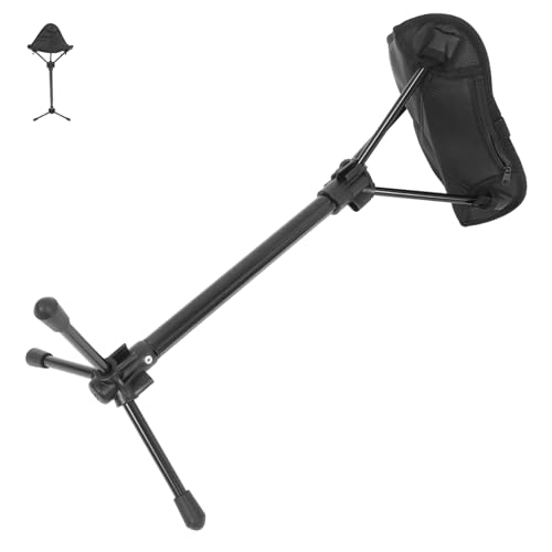 Garneck Collapsible Outdoor Folding Stool Height Seat for Camping Fishing Hiking and Picnics Durable and Build with Footrests for Enhanced Comfort