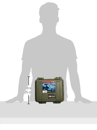 Pelican 1300 Case With Foam (Od Green) #TOP4