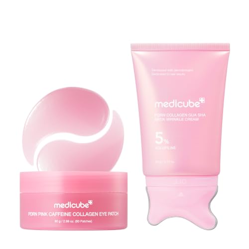 medicube Age Backwards Kit: Gua Sha Cream and PDRN Caffeine Eye Patches