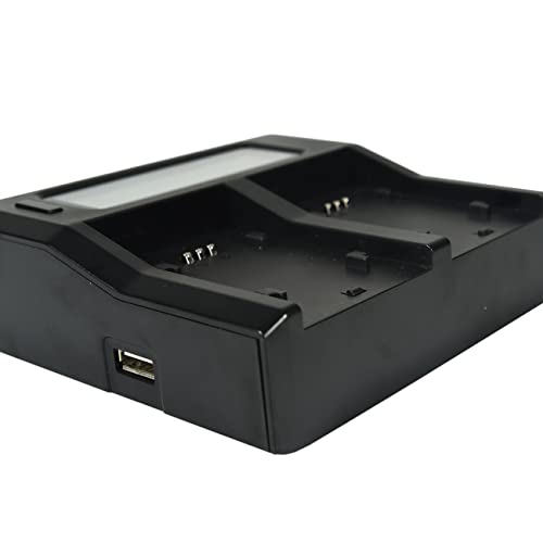 Cargador doble LCD para Nikon EN-EL18d y baterías de cámaras D4 D4S D800 3