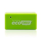 Ecoobd2 Economy Chip Tuning Box Kraftstoffsparer Plug and Drive Spar-Chip-Tuningbox für Benzin OBD 2 scanner Lower Fuel and Lower EcoOBD2 USB-Scanner,GrüN