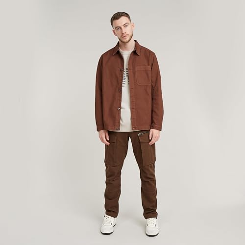 G-STAR Herren Rovic Zip 3D Regular Tapered Pants Rot (Dk Plum Gd D02190-d752-g701) 30W / 32L – Ansicht 3