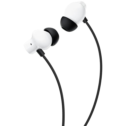 Image of Realme Buds Wireless 3 Bluetooth Neckband Headphones, 13.4mm Driver, 32H Playtime, AI ENC Noise Cancellation, IP55, Bluetooth 5.4 White RA55