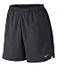 Men's Nike 7" Challenger Dry Running Short Anthracite/Black/Reflective Silver Size Large