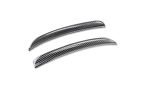 m[uhi 2pcs Rear Wing Trim Spoiler Extension Lip Fins for MINI for COOPER F55 F56 S JCW 2014 2015 2016 2017 2018 2019 2020(Carb