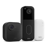 Blink Outdoor 4 + Sistema de videotimbre Blink: cámara de seguridad inteligente HD sin cables, 2 años de autonomía (Sync Module Core incluido)