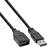 InLine 35615 - Cable USB de 1.5 Metros, Negro