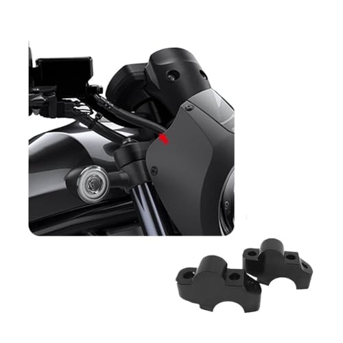 Elevador de manillar de aluminio mecanizado CNC para custom Honda Rebel CMX 500 1100 3
