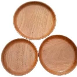 Wooden Saucer, hand made,9 inch +10 inch+12 inch