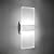ChangM Modern LED Acrylic Wall Sconce 12W Cool White 6000K Up Down Lamp for Bedroom Corridor Stairs Bathroom Indoor Lighting Fixture Lamps Home Room Decor Not Dimmable No Plug(1 Pack)