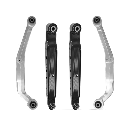 HAWK BROTHER 4pcs Rear Suspension Kit Upper Lower Rearward Control Arm with Bushings Replacement for Nissan Rogue 2008-2020 Rogue Select 2014-2015 Rogue Sport 2017-2022 Qashai 2017-2023