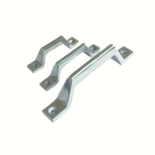 Image of Heavy Duty 304 Stainless Steel Door Handle, Metal Handle armrest bar, Suitable for Ships, RVs, chests of Drawers (Hole Centers: 3-1 /8in(80mm)-1PC)