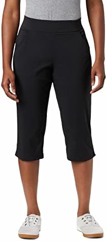 Columbia Plus Size Women's Anytime Casual Capri Pant, Black 2X