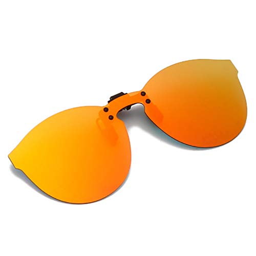 UKKD Spolaryzowane klipsy okulary przeciwsłoneczne mężczyźni kobiety odwracane noktowizor soczewki prowadzenie do jazdy okulary przeciwsłoneczne męskie oversize okulary lustrzane