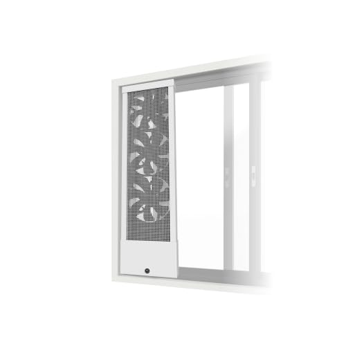 Image of 17.7-19.7 Inch White Vertical Window Fan for Sliding Windows Exhaust Only