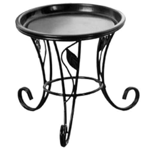 Support de pot de fleur en métal durable et surélevé 5.3" - 4