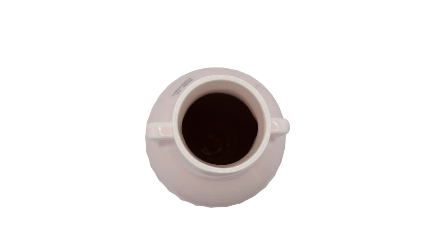 Vaso in ceramica rosa chiaro | Vaso in ceramica Portuguese di Aqui Há Peça