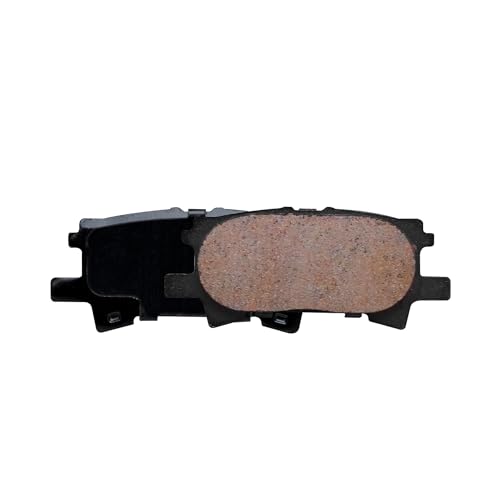 Image of Detroit Axle - Rear Brake Pads for 2004-2007 Toyota Highlander | r 2004-2006 Lexus RX330 2007-2009 RX350 2006-2008 RX400h Ceramic Brake Pads w /Hardware Replacement